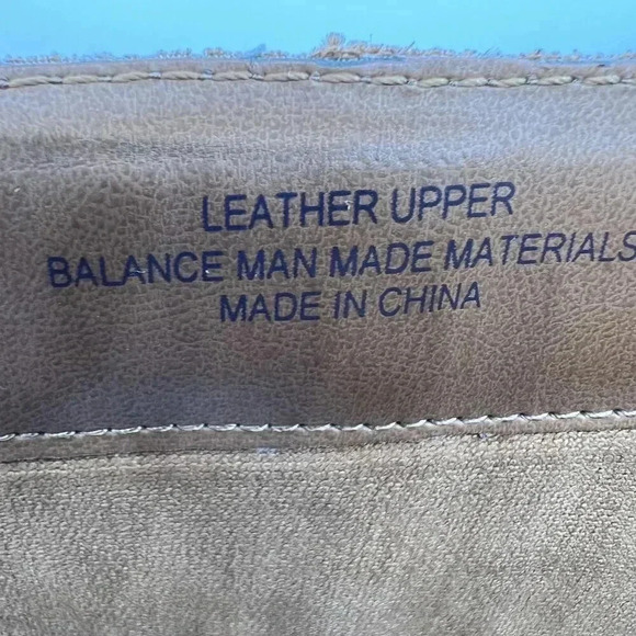 BOC Born Concept Leather Tall Riding Biker Boots Side Zip Buckle Strap Women 7-8 - Picture 10 of 16